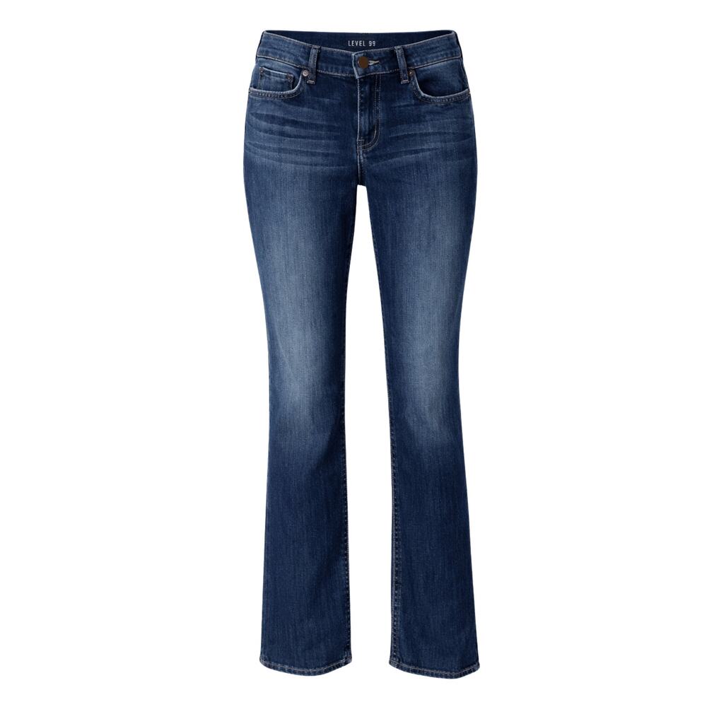 Level 99 Dark Wash Jeans Women’s Size 29 Mid Rise Soft Stretch Denim